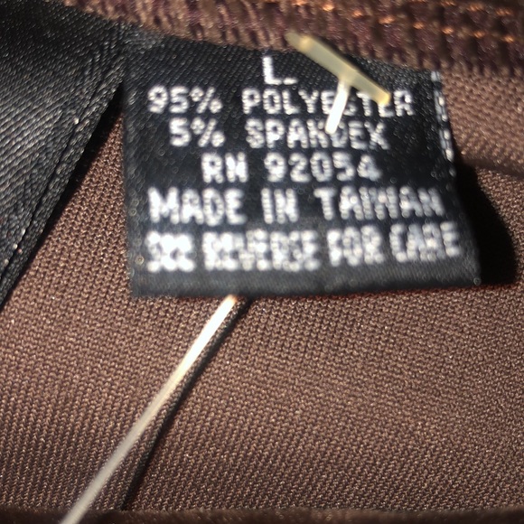 Vintage Velour Brown Long Sleeve - Picture 3 of 5